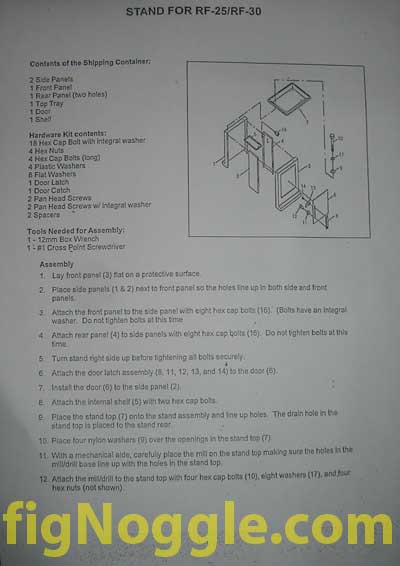 rf45 stand instructions